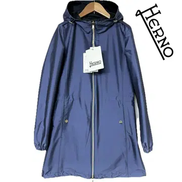 택 포함 미사용 Herno 헬노 리버서블 하프 코트 38