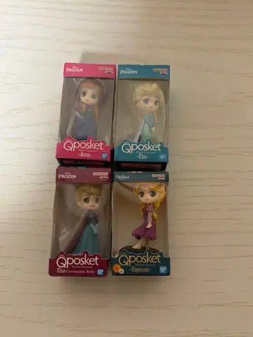 Qposket 엘사 라푼젤 세트