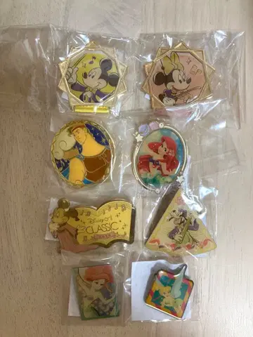 디즈니 온 클래식 회장 한정판 핀 배지 묶음 판매 8점