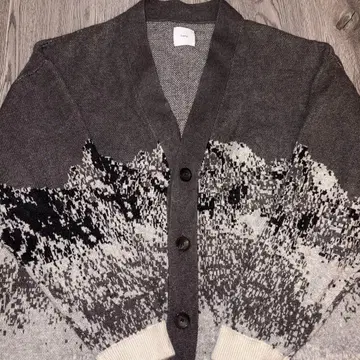 Lui's 그레이 그라데이션 가디건 F 사이즈