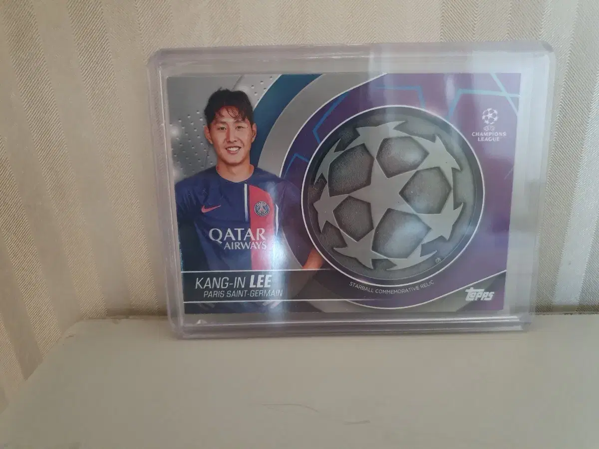 Topps 이강인 챔피언스리그 스타볼 카드