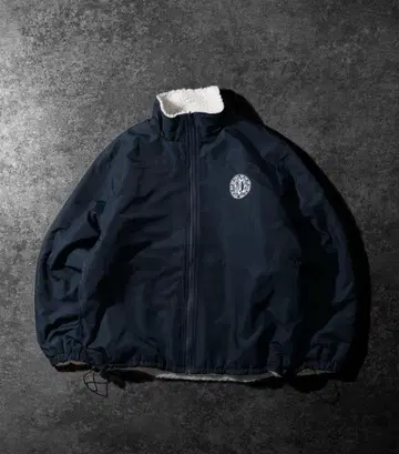 2way 리버서블 나일론 보아 블루종