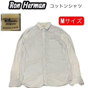 론 허먼 코튼 셔츠 M 사이즈 Ron Hermen 일본제