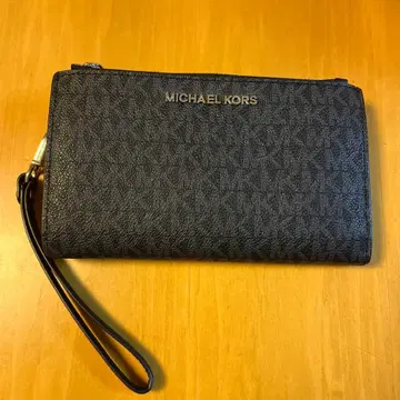 [ 새상품 미사용 ] MICHAEL KORS 접이식 지갑 라지 더블 지퍼