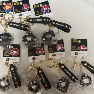 산리오 미야쿠미야쿠 키링 7종 세트