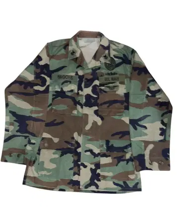 90s U.S. NAVY 카모플라쥬 밀리터리 자켓