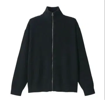 무인양품 하찌 풀 집업 스웨터 드라이버즈 니트