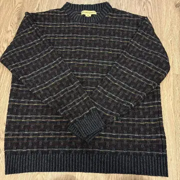 Munsingwear 다크 블루 스트라이프 니트 M 사이즈