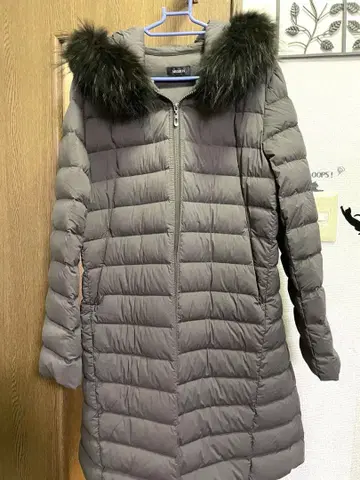 MERION 브라운 퍼 다운 코트 11