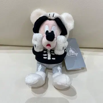 미키 봉제 인형 키링 키체인 분장 HALLOWEEN
