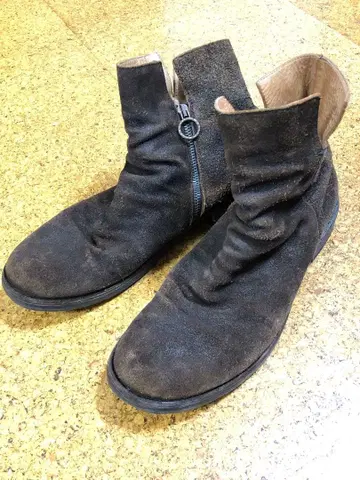 피오렌티니 베이커 스웨이드 집업 부츠