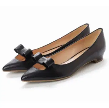 FABIO RUSCONI 파비오 루스코니 리본 가죽 펌프스