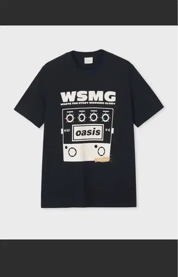 한정판 스티커 포함 OASIS paul smith 콜라보 T셔츠