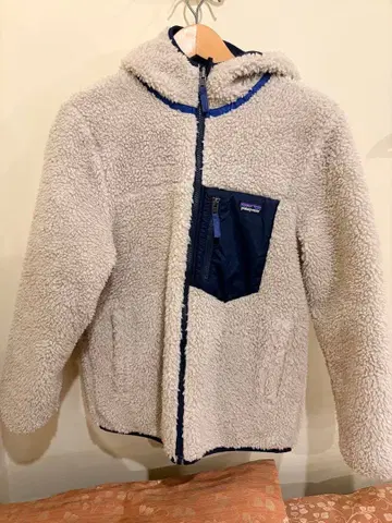 Patagonia 플리스 보아 자켓 리버서블 키즈 사이즈 XL