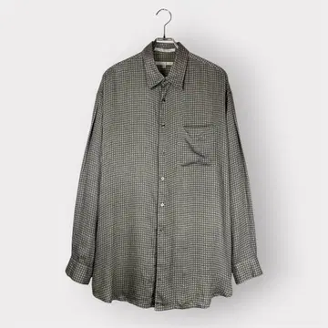 페리 엘리스 체크 무늬 긴팔 셔츠 L