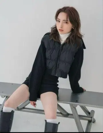 새상품급 완판템 DIANTE 니트 도킹 다운