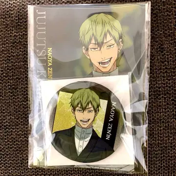 영화 주술회전 젠인 나오야 캔뱃지 엽서 무비치케 번들 굿즈