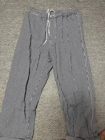 xlarge 스트라이프 패턴 L 사이즈 이지 팬츠