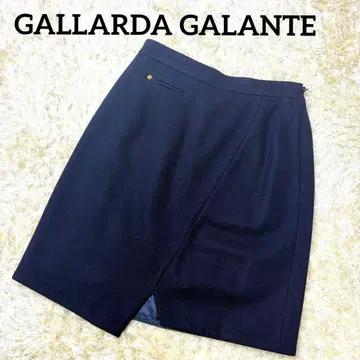 컨디션 최상 개럴개런트 울 스커트 변형 네이비