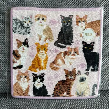 FEILER 마이 큐트 키튼 손수건 고양이
