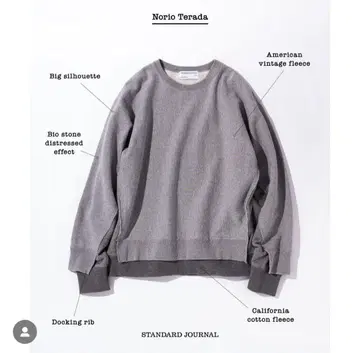 YOKE 맨투맨 STANDARD JOURNAL