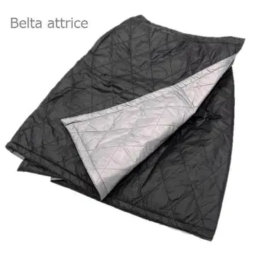 M-L 라이트 다운 랩 스커트 미들 기장 7251016 블랙 x 차콜