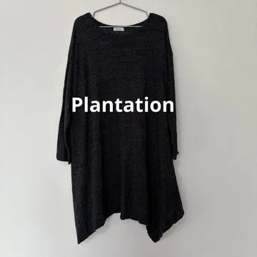 새상품급 Plantation 플랜테이션 다크 그레이 긴팔 튜닉 2