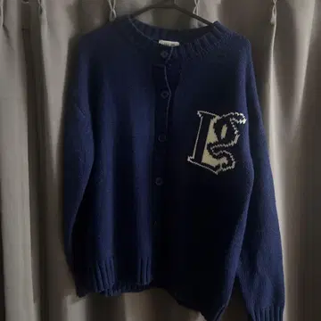 LAGUAGEM 가디건 니트 스웨터 파랑