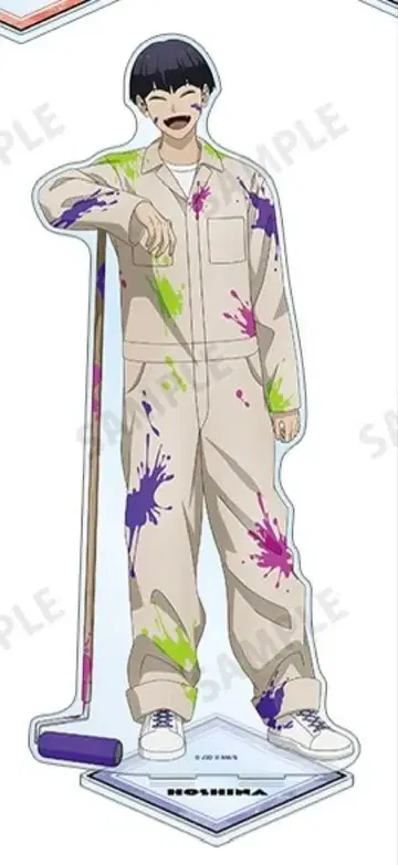 괴수 8호 페인트 스타일 ver. 특대형 아크릴 스탠드 호시나 소우시로