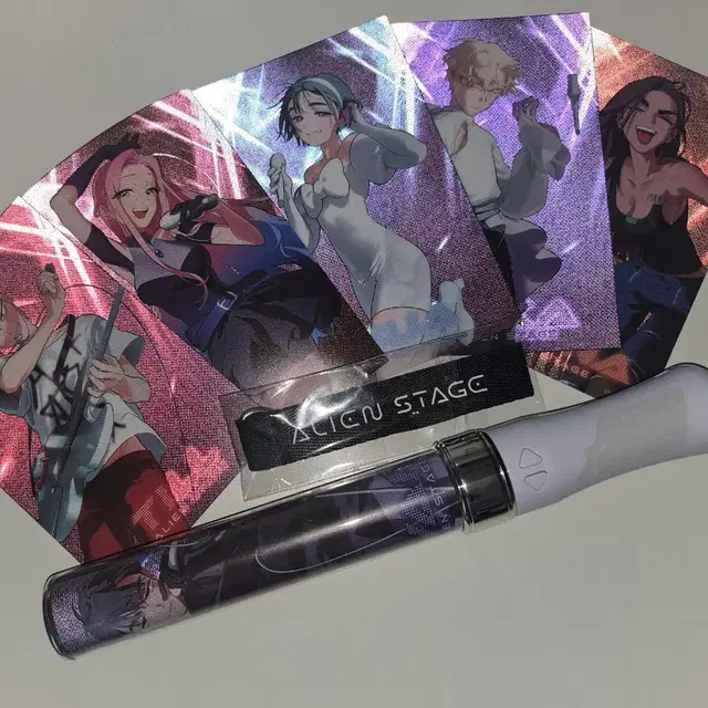 에이스테 top6 팝업 팬라이트 응원봉 풀세트 이반틸미지수아루카현아