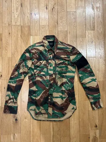 OVERDESIGN 오버디자인 카모 패턴 밀리터리 셔츠 자켓