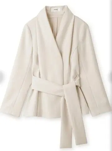 스나이델 snidel 드레이프 칼라 탑스 자켓 화이트