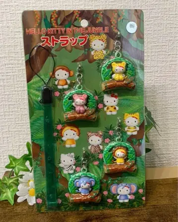 레어 HELLO KITTY IN THE JUNGLE 스트랩