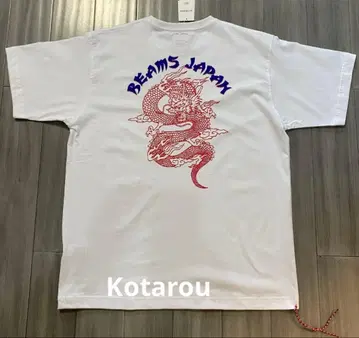 BEAMS JAPAN 2024 DRAGON 프린트 반팔 T셔츠