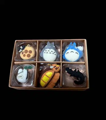 지브리 컬렉션 펠트 키링 6개 세트 이웃집 토토로