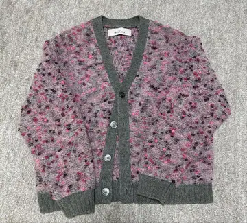 LE MELAMGE 르멜란주 믹스 컬러 모헤어 가디건