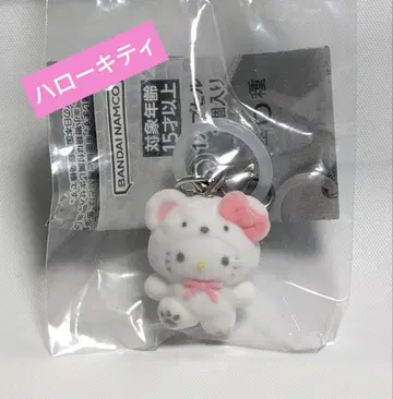 산리오 메지루시 액세서리 폭신폭신 스노우 키티