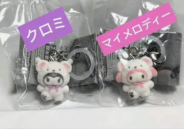 산리오 메지루시 액세서리 포근포근 스노우 마이멜로디 쿠로미