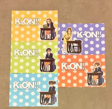 케이온!! 미니 선화 & 배경집 5권 세트