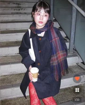 누구 하쿠 코듀로이 칼라 자켓