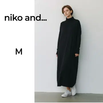 니코앤드 - ( niko and ) 의 터틀넥 니트 원피스