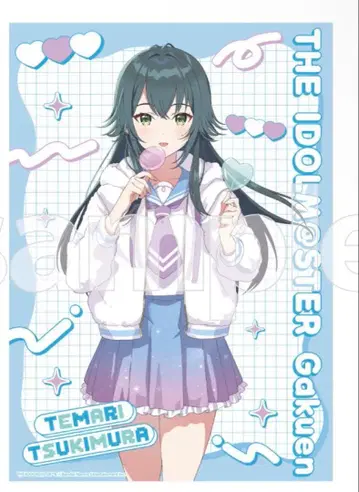 DMM 스크래치 학원 아이돌 마스터 C상 A3 천 포스터 츠키무라 테마리