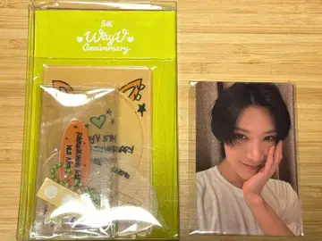 WayV V 5주년 아크릴 스탠드 세트 트레이딩 카드 포함 텐