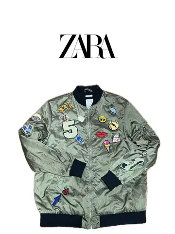 ZARA TRF 블루종 MA-1 점퍼 카키