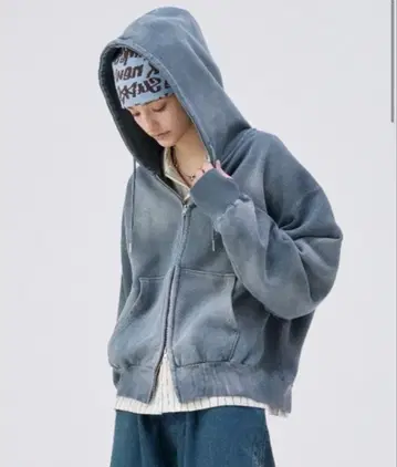 Soerte 헤비 웨이트 더블 지퍼 후디