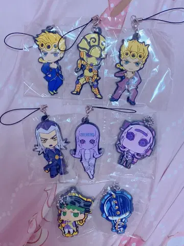 죠죠의 기묘한 모험 러버 마스코트 묶음 판매 러버 스트랩