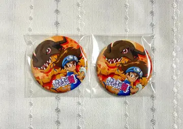 디지몬 타이치 그레이몬 캔뱃지 2개