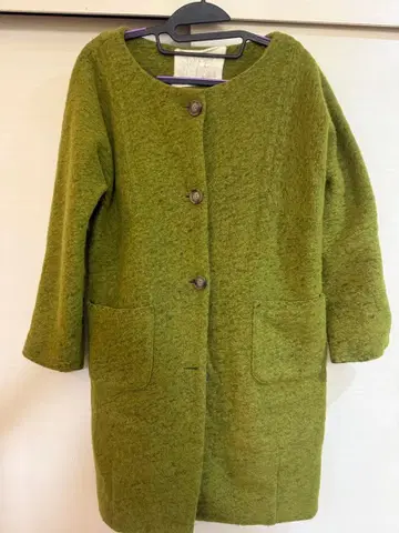 타임세일 Fig London 올리브 그린 코트