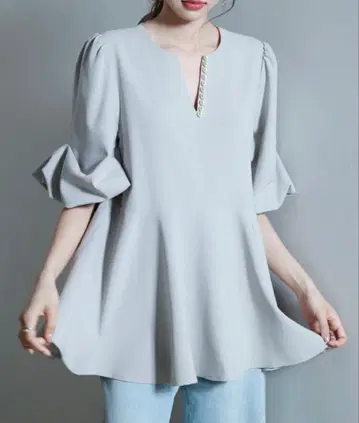 새상품 SAISON DE PAPILLON sdp0275 페플럼 블라우스