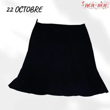 2161. 반두 옥토버 / 빅 플리츠 스커트 / 2XL [ 3L ] 블랙